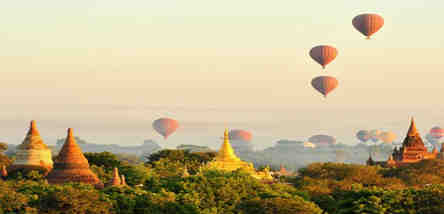 重庆到缅甸曼德勒、蒲甘、内比都双飞6日游（每